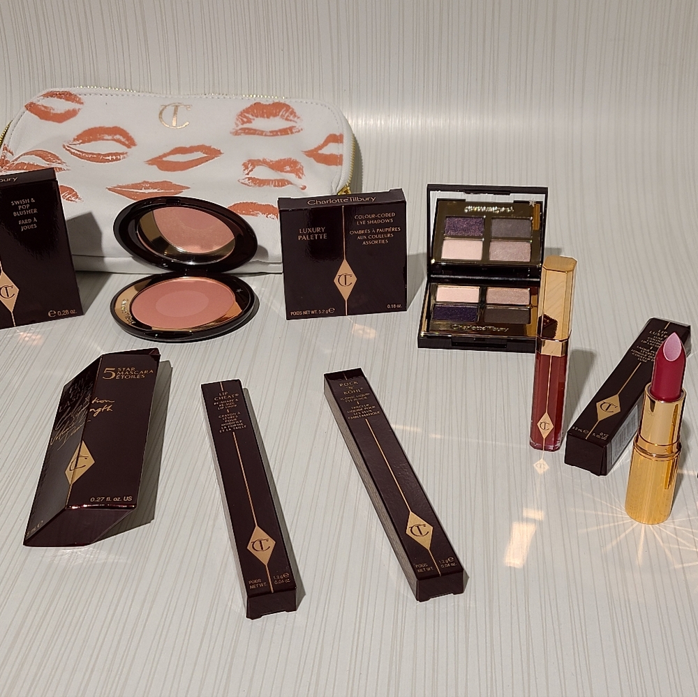 Charlotte Tilbury The Glamour Muse Kissing Lips Make Up Set New